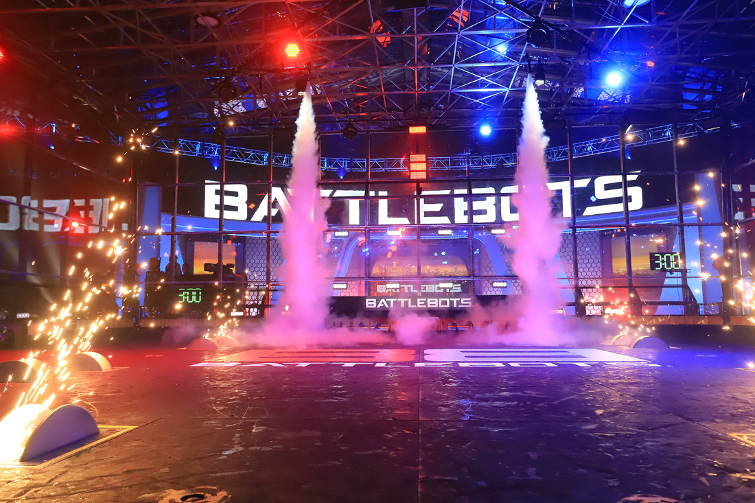 Enter the BattleBox - the bulletproof cage where killer robots fight nightly in Las Vegas' best new, family friendly show: BattleBots Destruct-A-Thon 