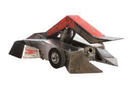 Bronco - a BattleBots Destruct-A-Thon bot capable of launching bots 16+ feet in the air!